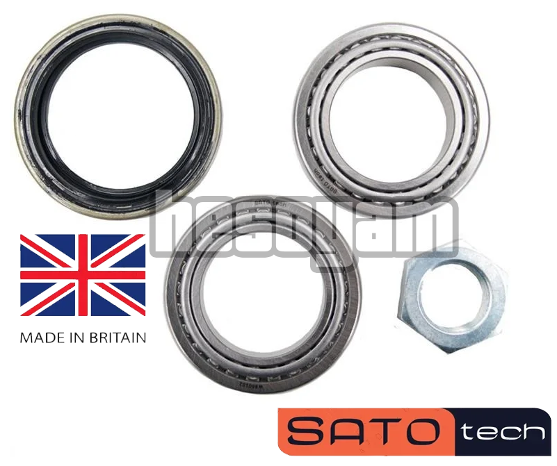 Підшипник передньої маточини Citroen Jumper, Fiat Ducato, Talento, Peugeot Boxer SATO tech WB60102, фото 1