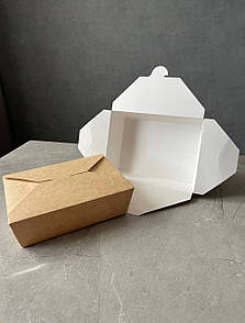 Контейнер універсальний крафт 196х140х65 мм (упаковка 10 шт)