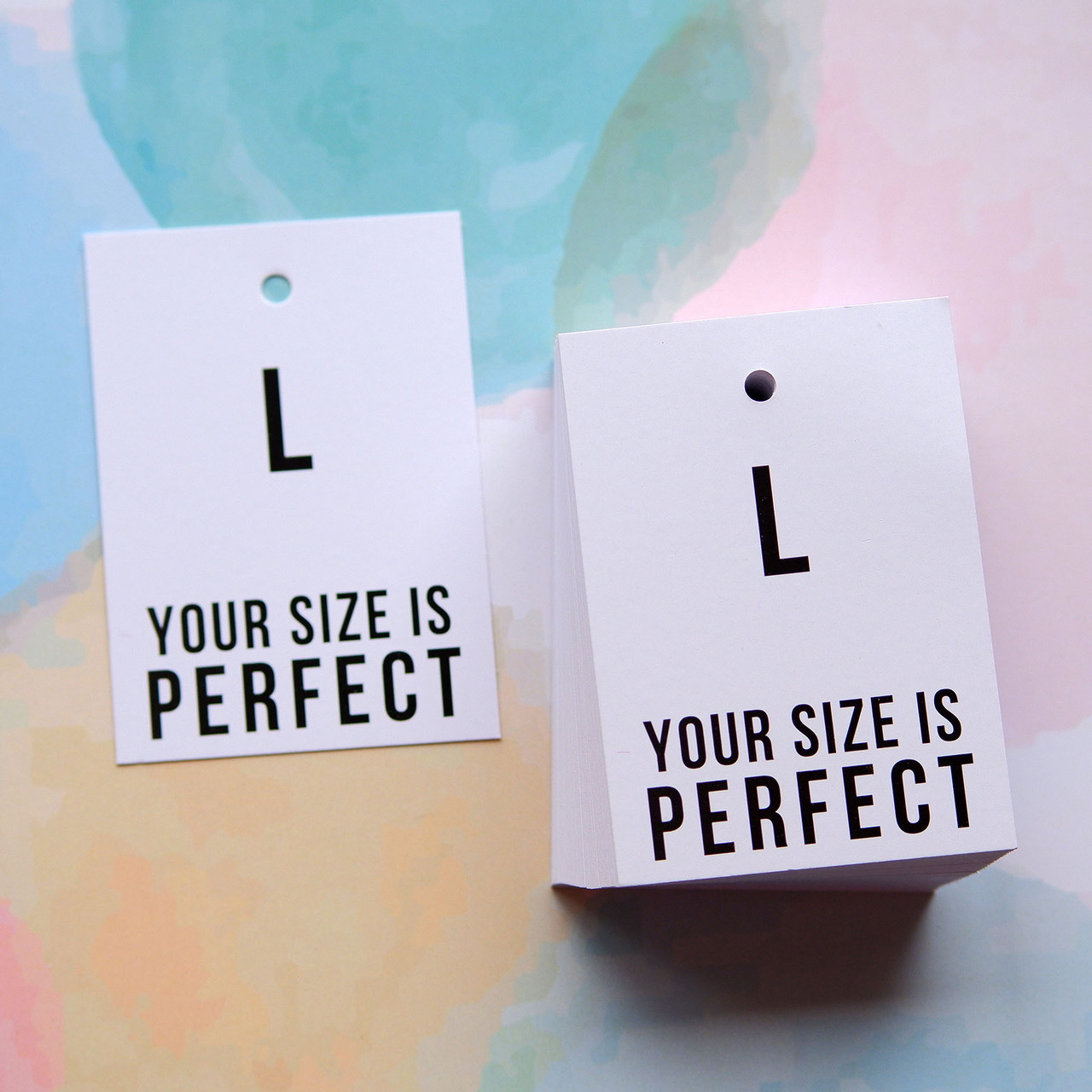 Бірка розмірник, L: продажа, цена в Киеве, етикетки та бирки от ...