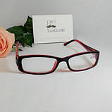 +4.0 Готові жіночі прямокутні окуляри для зору в пластиковій оправі, фото 6
