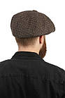 Кепка чоловіча гаврош з вовни коричнева, фото 2