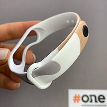 Ремінець для Xiaomi Mi Band 3 силіконовий кольоровий браслет для фітнес трекера мі бенд 3 білий MLT мод 2, фото 5