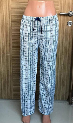 Жіночі піжамні байкові штани (бавовна 100% з начосом) Туреччина М-2XL (46-52р), фото 2