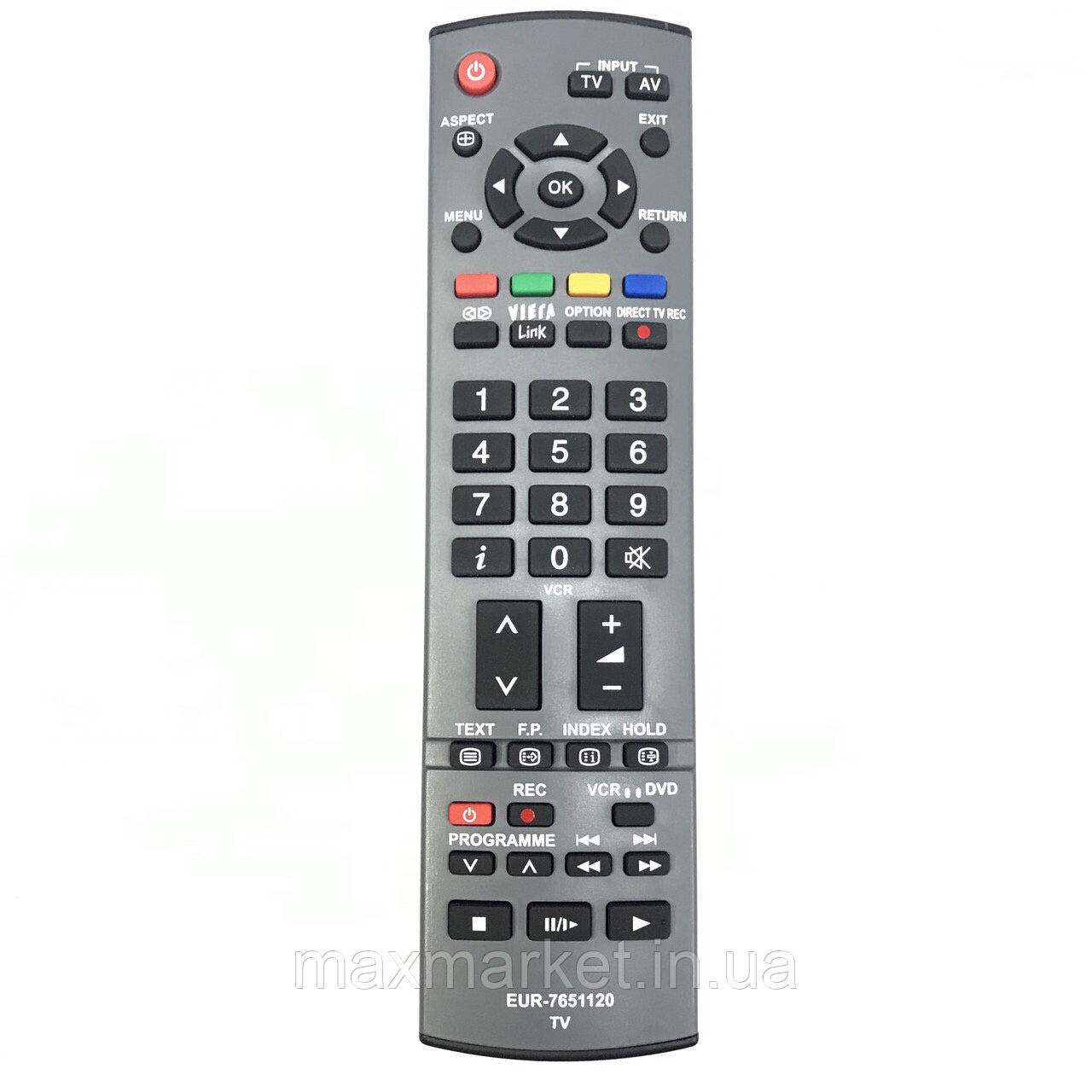 Пульт дистанційного керування PANASONIC EUR 7651120 VIERA PLASMA [TV]