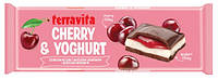 Молочный шоколад Terravita Cherry & Yoghurt ,235 гр