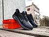 Чоловічі шкіряні кросівки Nike Air Relentless 1 Black Grey чорні водонепроникні, фото 8