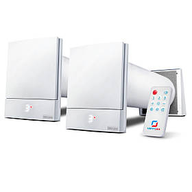 Комплект 2 Ventoxx Harmony з пультом ДУ і зовнішніми кришками, повітропровід 0,5 м