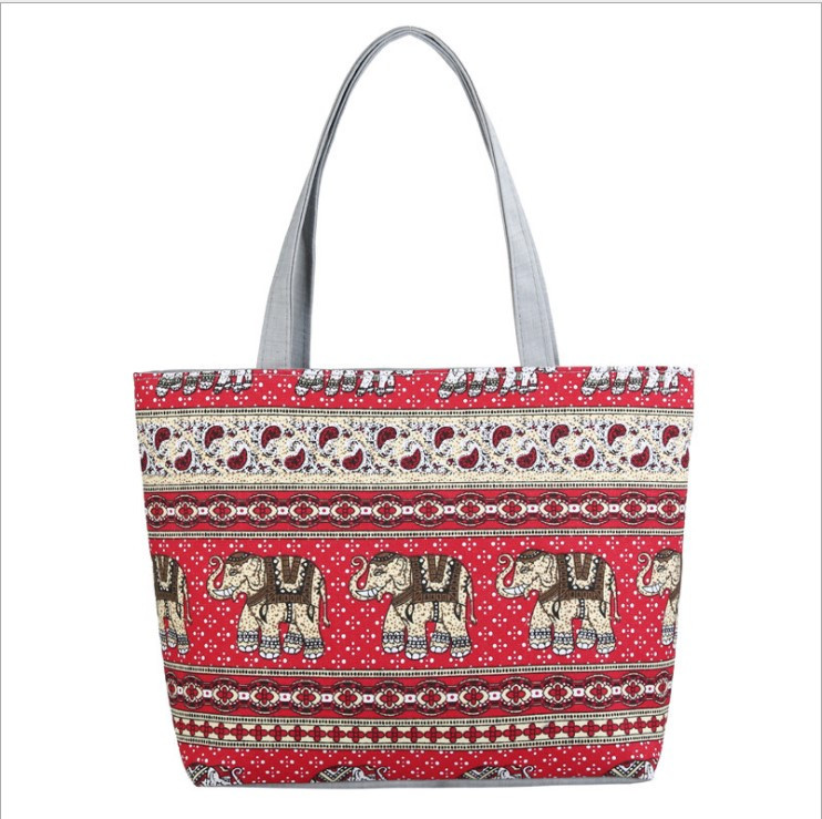 Женская текстильная сумка в этническом стиле современная ретро сумочка женская из текстиля на каждый день - фото 2 - id-p1459832374