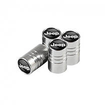 Ковпачки на ніпель для Jeep Alitek Long Silver Джип (4 шт), фото 2