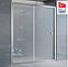 Душові двері в нішу Shower SD-110 110x190 дві секції двері для душу матове безпечне скло 6 мм, фото 3