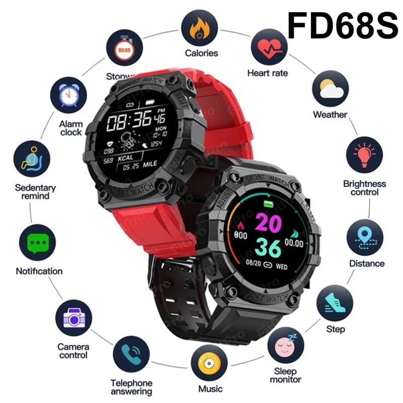 Смартгодинник FD68S Спортивний годинник, Фітнес-трекер, Годинник чоловічий, Smart watch, Smart Band
