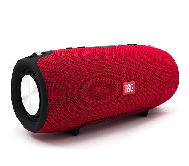 Портативна Bluetooth стереоколонка вологостійка бездротова T&G Xtreme Червона (Xtreme smol Red)