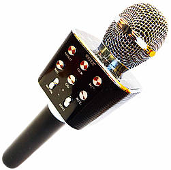 Колонка караоке мікрофон WSTER WS 1688 Чорний (1688 Black)