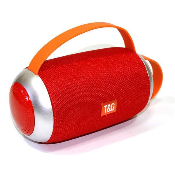 Бездротова Портативна bluetooth стереоколонка T&G TG112 Червона (112 Red)
