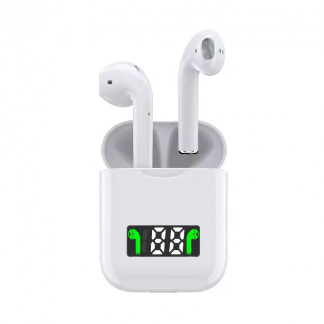 Бездротові Bluetooth-навушники MYKO i99 TWS V5,0 з дисплеєм White (i99 MYKO)
