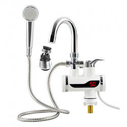 Кран електричний проточний водонагрівач для ванни з душем і LCD екраном, міні бойлер