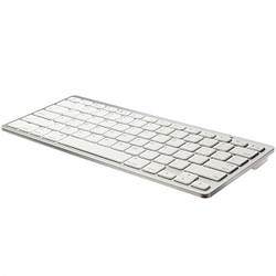 Ультратонка бездротова Bluetooth-клавіатура Wireless Keyboard UKC X5 PC/Android Silver (X5)