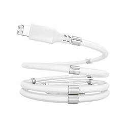 Магнітний USB-кабель для заряджання MagLink 7612 магнітні кільця Lightning