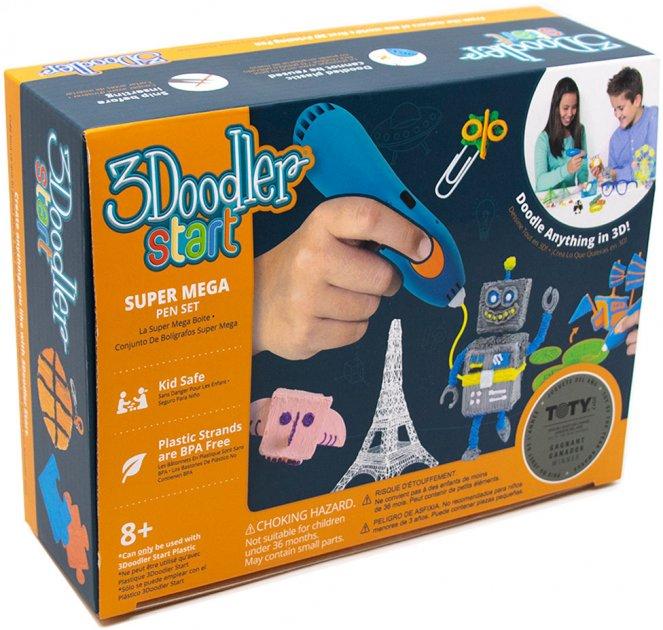 Бездротова дитяча 3D-ручка 3Doodler Start 2 3Дудлер Старт Essentials 3D Pen Set/3D-ручка (3Doodler Start