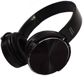 Бездротові Bluetooth-стерео навушники MDR 450 Metal Super Bass з підтримкою карти пам'яті Чорні (450 B)