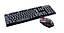 Професійна бездротова Bluetooth ігрова клавіатура з мишкою Wireless Keyboard UKC HK-6500 бездротовий, фото 4