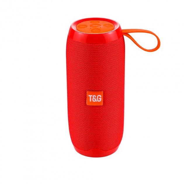 Портативна бездротова стерео Bluetooth колонка T&amp;G 106 c USB і MicroSD Червона (106 Red)