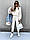 Жіночий теплий ангоровый костюм двійка зі штанами і кофтою на манжетах під горло (р. 42-44) 73102103, фото 9