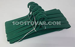 Плічка широкі пластикові 42х21,5х3 см., 10 шт. Вішалка для важкої і повсякденного одягу