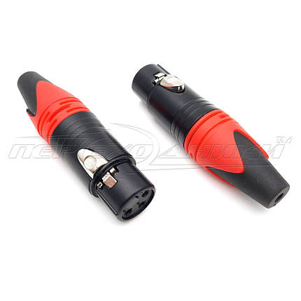 Разъем HQ гнездо XLR (Canon) 3 pin гнездо на кабель, фото 2