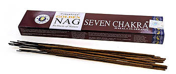 Натуральні пахощі Golden Nag Seven Chakra Сім Чакр Vijayshree