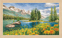 Набор для вышивки крестом Vervaco Mountain landscape "Горный пейзаж"
