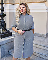 Сукня міді з коміром БАТАЛ, фото 3