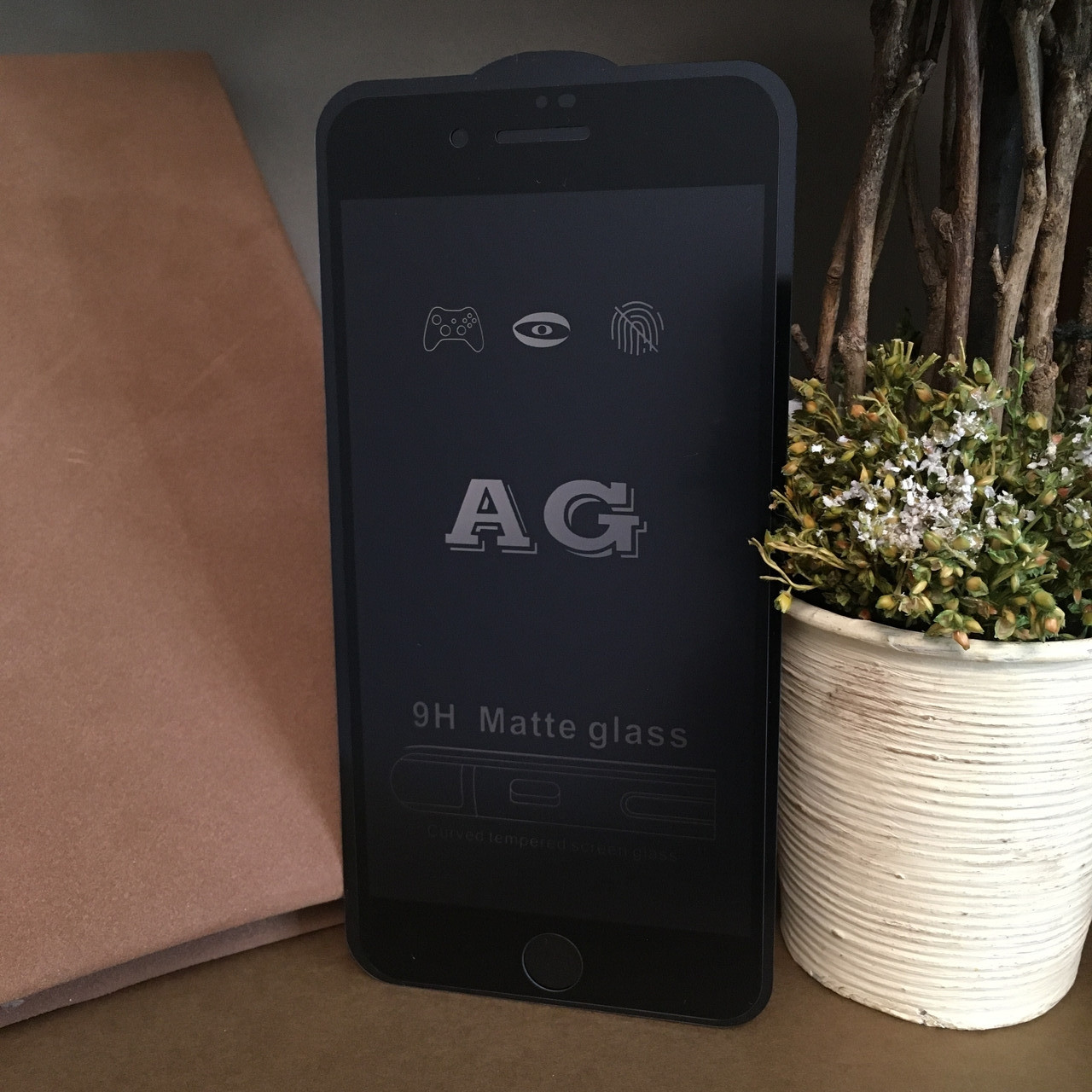 Матовое защитное стекло для Iphone 8+.Захисне скло для Iphone 8plus