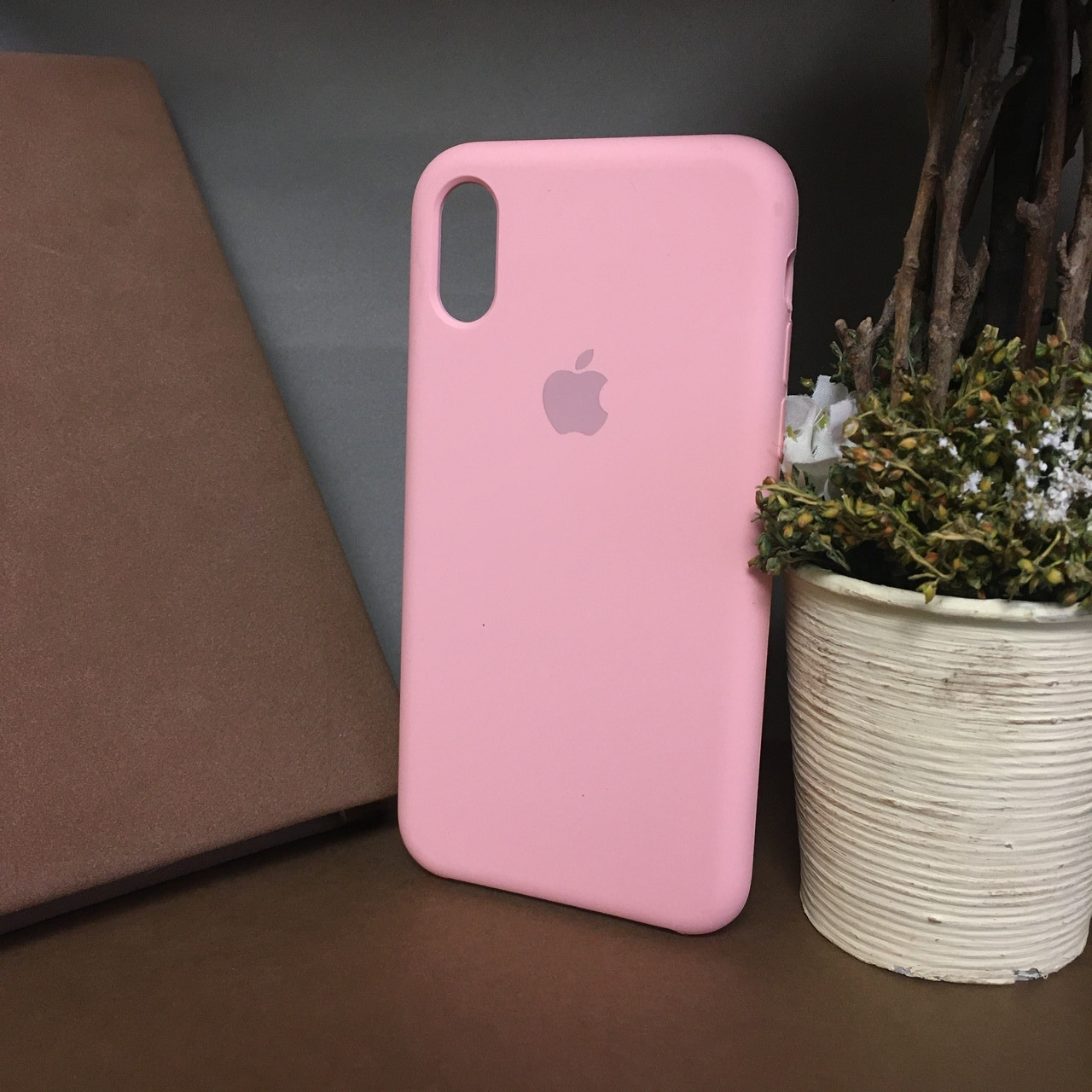 Чехол бампер silicone case для Iphone Xs . Силиконовый чехол накладка на айфон X/ Xs