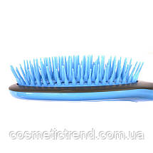 Щітка для волосся масажна продувна овальна середня Salon Professional 8H61 Blue, фото 5