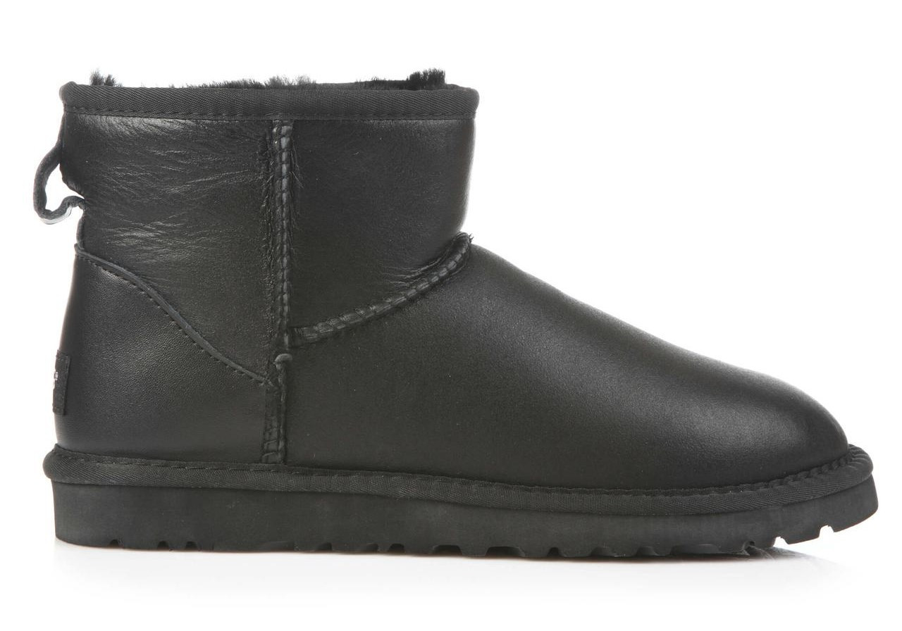 Зимові черевики UGG Classic Mini II Boots Black Leather