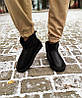 Зимові черевики UGG Classic Mini II Boots Black Leather, фото 8