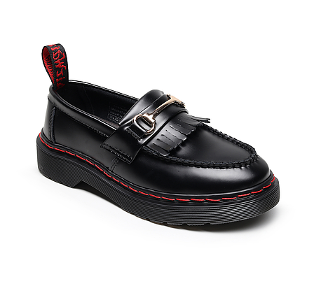 Лофери Dr. Martens Adrian Red Stitch Leather, фото 1