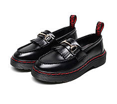 Лофери Dr. Martens Adrian Red Stitch Leather, фото 3