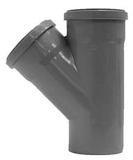 Трійник для внутрішньої каналізації