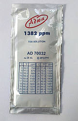 Готовий калібрувальний розчин ADWA AD70032 для ТДС-метрів 1382 ppm 20 ml Угорщина