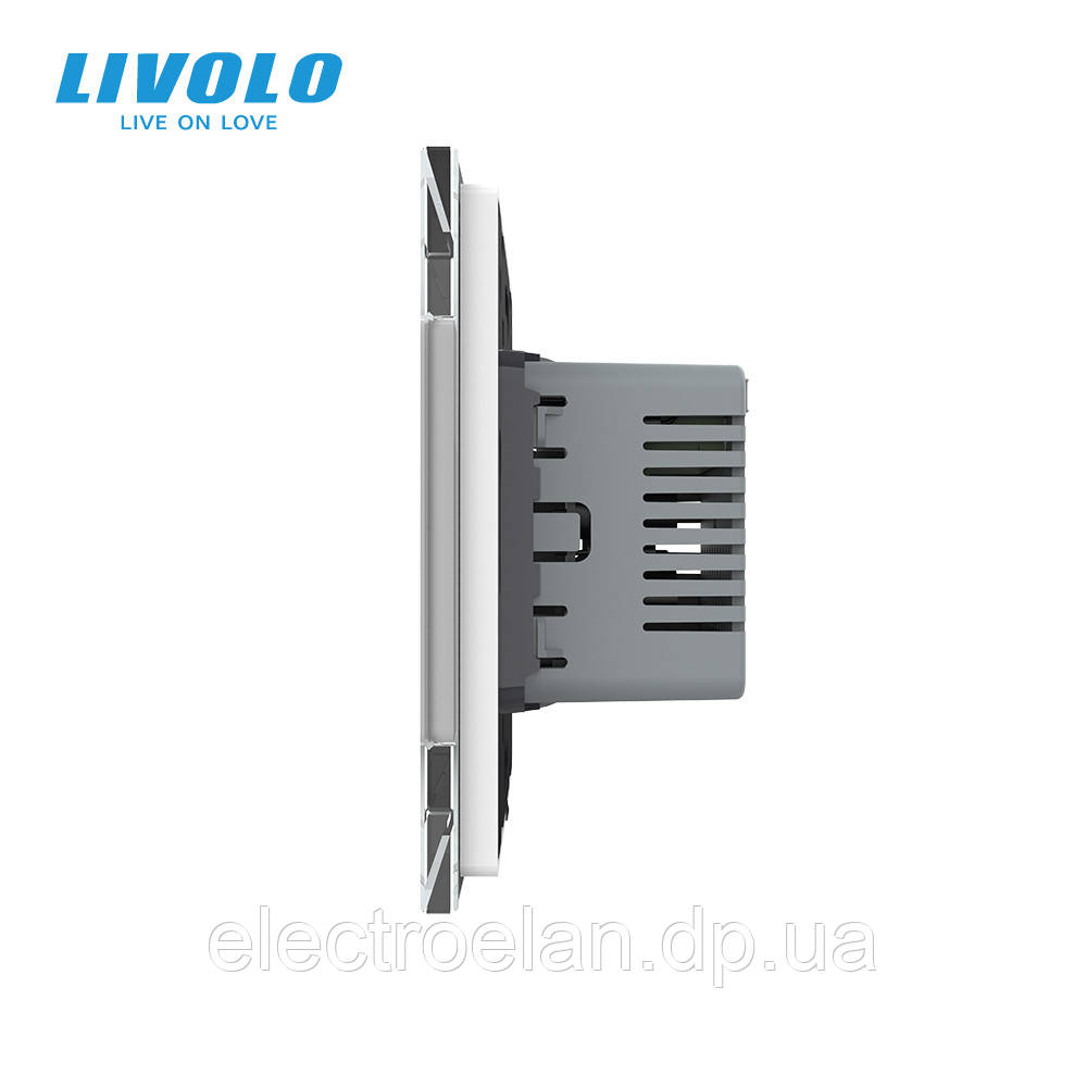 Пульт управления кондиционером белый Livolo (VL-C7-FCA-2WPS72) - фото 4 - id-p1483579977