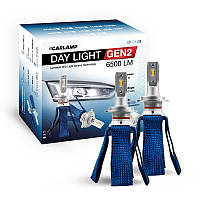 Светодиодные автолампы H7 CARLAMP Day Light GEN2 6000K 6500Lm ZES Led для авто (DLGH7)