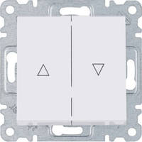 Вимикач для жалюзі 'Контактор' Lumina, білий, 10АХ/230В (WL0320)(WL0320)