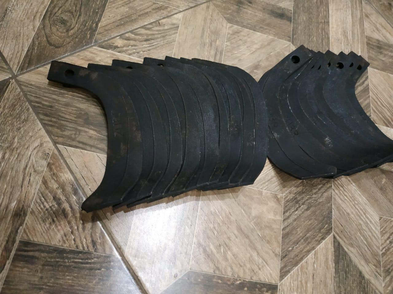 Ножі для грунтофрез R175 / 180N / 190N / 195NM ( 9 правий + 9 лівий) - 18шт( комплект) мотоблоків, фото 1