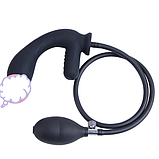 Надувний анальний розширювач із вібрацією, Анальне вібро корок із грушею, інтимні іграшки для сексу, фото 4