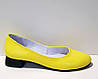 STTOPA Розміри 40-44. Балетки великих розмірів із натуральної шкіри. 162-4044-1 Жовті, фото 2