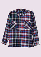 Рубашка мужская льняная с карманами Hetai A66-1. Размер 2XL.