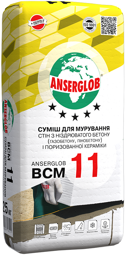 Клей для газоблоку Anserglob ВСМ 11