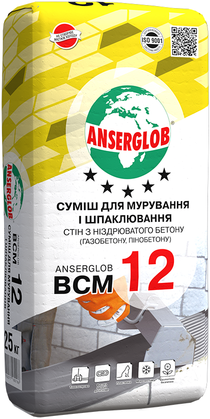 Клей для газоблоку Anserglob ВСМ 11